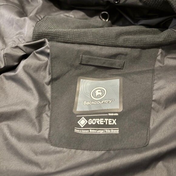 Backcountry CrestCarver GORE-TEX Shell Jacket – Men’s XL – Black – Worn Once - Picture 8 of 12